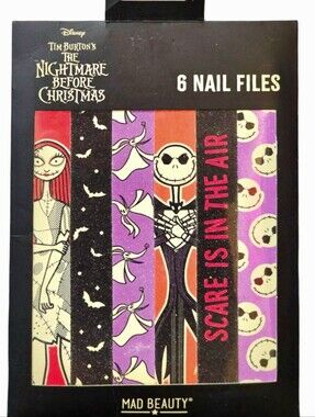 Mad Beauty X The Nightmare Before Christmas Nail Files - 6 Pack